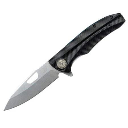 Pdk-2s: Police Duty Knife, Grooved Grip, Stonewashed Blade