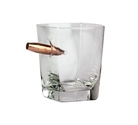 Last Man Standing - Whiskey Glass W- Bullet