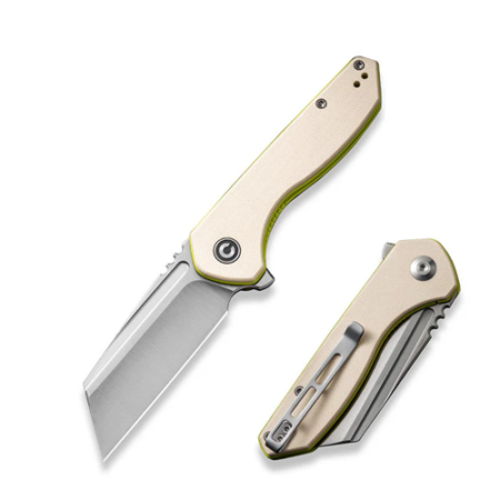 Civivi Exone Flipper Knife G10 Handle (2.94" Nitro-v Blade) C23036-2