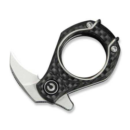 Civivi Pyrus Slip Joint Utility Knife Carbon Fiber Handle (0.65" 14c28n Blade)