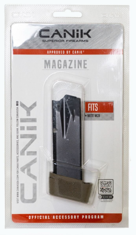 Mete Mc9 15rd Magazine W- Full Grip Extension