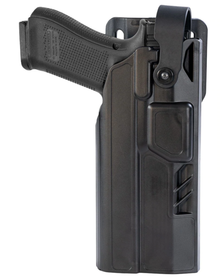 Telr X4000 Light Bearing Holster W- Duty Belt - Weave Finish