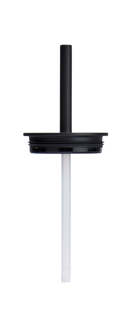 Press-in Straw Lid - Black