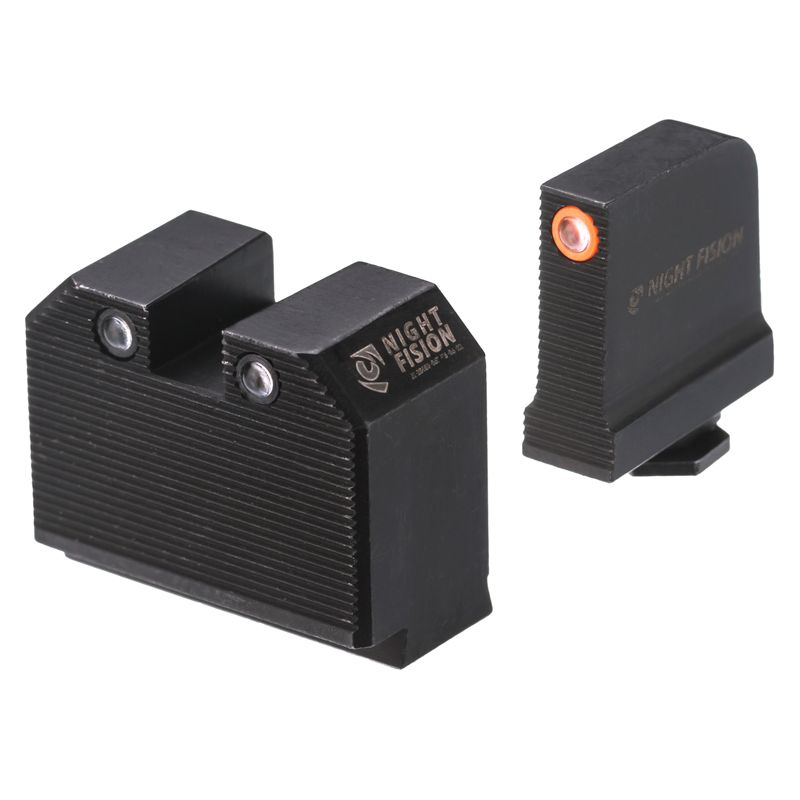 Optics Ready Stealth Night Sight Set For Glock 17-19-34 W- Dpp-509t-romeo Pro