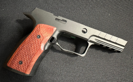 Sharps 320 Improved Grip Module Black Anodize W-brazilian Cherry Grips
