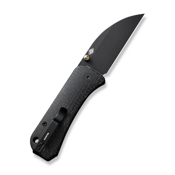 Weknife Banter Wharncliffe Thumb Stud Knife Micarta Handle