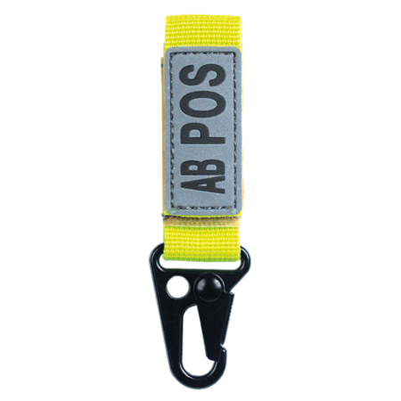 Embroidered Blood Type Tags (ab+)