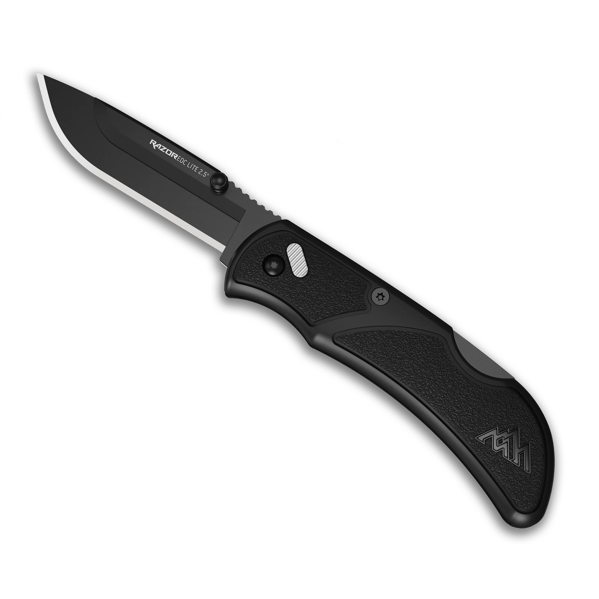 2.5 Razor-edc Lite (black Pms,2 Black Blades)